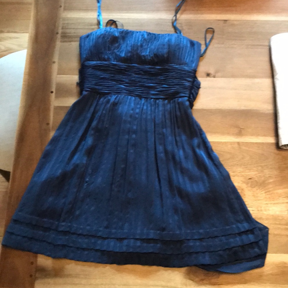BCBG MaxAzria blue cocktail dress